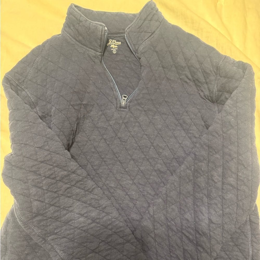 J crew men’s navy pullover